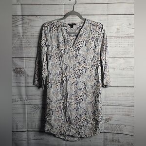 Banana Republic Tunic 3/4 Sleeve Dress Women Size 4